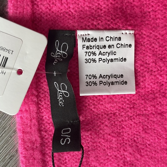 Lyla & luxe hot pink scarf and hat - Picture 6 of 6